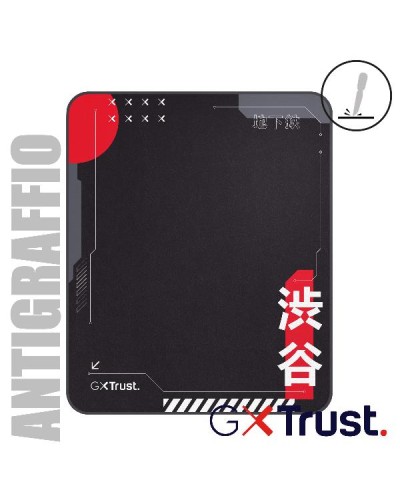 TAPPETO SOTTOSEDIA PROTEGGI PAVIMENTO 120 x 99 CM PER SEDIA CON RUOTE - TRUST GXT 715 JAPAN PRINT
