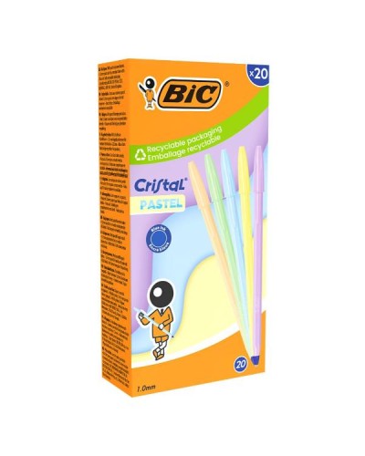 CF20 SFERA CRISTAL PASTEL BLU 1MM