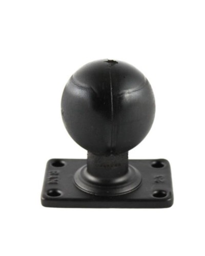 RAM Base Rettangolare con Sfera in Gomma da 2.25"