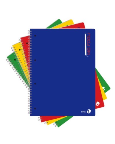 CF3QUADERNO SPIR A4 140FG 4MM ASS.