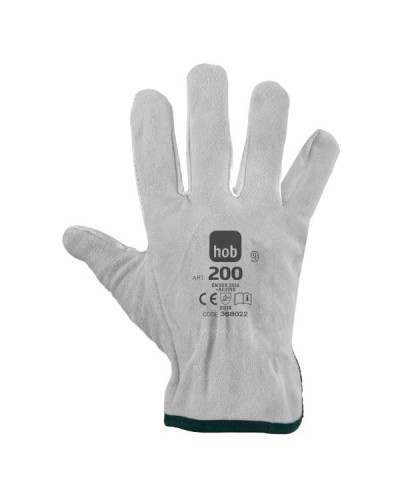 GUANTI IN FIORE BOVINA / CROSTA TG.11- 12PA