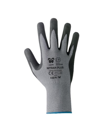 GUANTI IN FILO CONTINUO NYLON CALIBRO 15 NITRILE TG.10 - 12PA