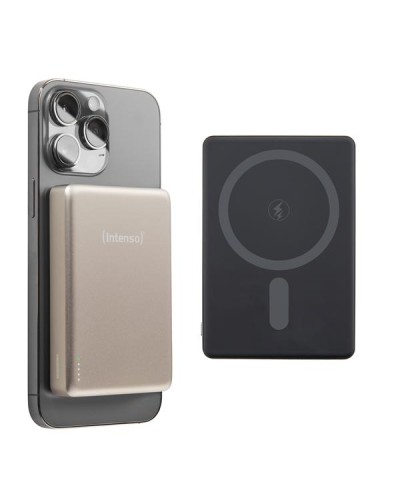 POWER BANK MAG SAFE Intenso MW 10000 mAh Ricarica Wireless Champagne