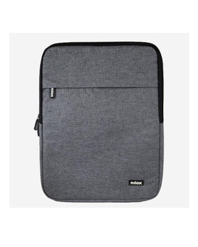 NILOX TECH - Custodia sleeve per Notebook fino a 15.6", imbottita, anti shock, cerniera in metallo, 2 ampi scomparti