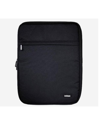 NILOX TECH - Custodia sleeve per Notebook fino a 17.3", imbottita, anti shock, cerniera in metallo, 2 ampi scomparti