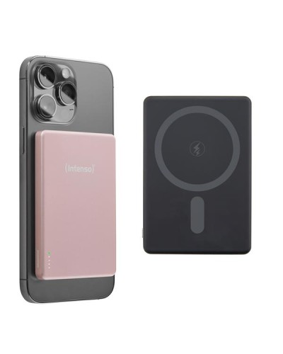 POWER BANK MAG SAFE Intenso MW 5000 mAh Ricarica Wireless Pink
