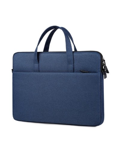 NILOX TECH - Borsa per Notebook/Laptop 15.6", slim, 2 ampi scomparti, manico e tracolla, cerniera rinforzata