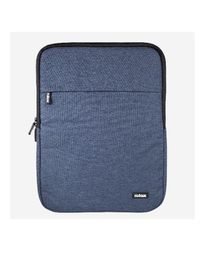 NILOX TECH - Custodia sleeve per Notebook fino a 17.3", imbottita, anti shock, cerniera in metallo, 2 ampi scomparti