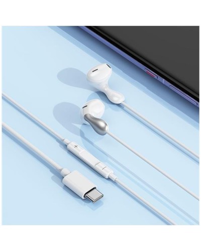 AURICOLARI A FILO TYPE C WHITE NEW