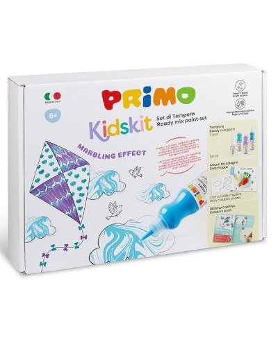 SET DI TEMPERA MARBLING EFFECT