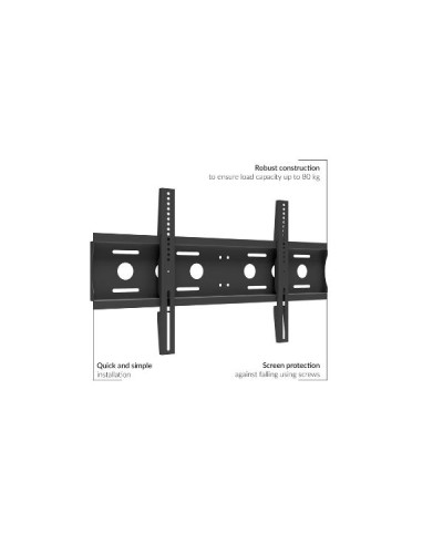 Staffa da muro per video 50-86" fino a 80 kg VESA 800X400
