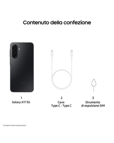 GALAXY A17 5G 4+128GB BLACK