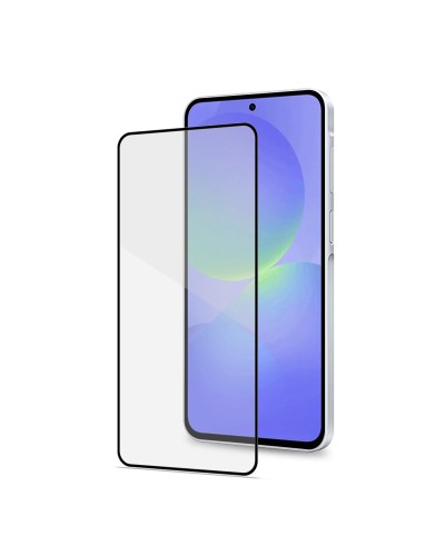 FULLGLASS - Vetro 9H con bordo colorato nero compatibile con Samsung Galaxy A37 5G/ Galaxy A37 5G Enterprise Edition