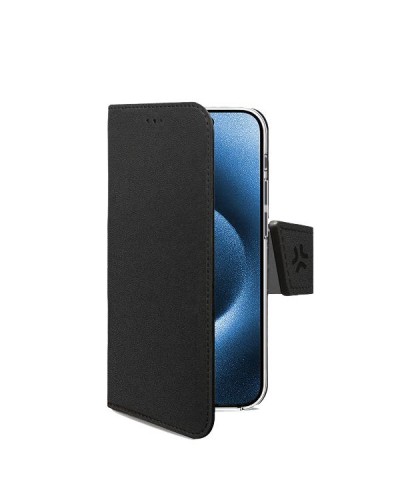 WALLYMAG - Custodia a libro in pelle sintetica compatibile con la tecnologia Magsafe per Apple iPhone 17 Pro [IPHONE 17 CASES]