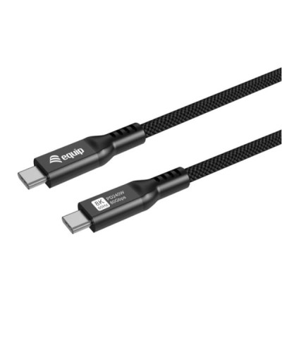EQUIP - CAVO USB4, da USB-C maschio a USB-C maschio, 80 Gbps, PD 3.1 240 W, 8K/60 Hz, compatibile con Thunderbolt 3/4, 1.2m