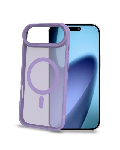 MAGMATT - Cover morbida trasparente con bordi effetto opaco compatibile con la tecnologia Magsafe per Apple iPhone Air [IPHONE 
