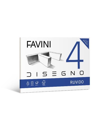 FAVINI 4 - ALBUM DA DISEGNO RUVIDO D3 220g/m2
