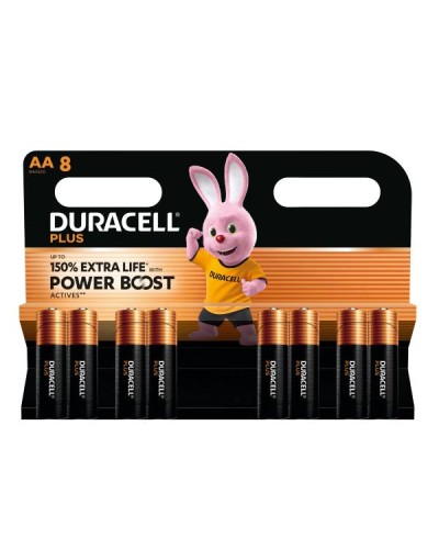 DURACELL PLUS POWERBOOST STILO AA CONF.8
