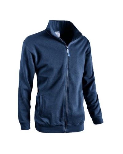 FELPA FULL ZIP JUMP BLU NAVY - M