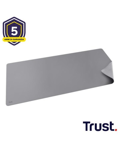 TAPPETINO/MOUSEPAD XXL PROTEGGI SCRIVANIA MISURA 900x430 - TRUST BENYA XXL - GRIGIO