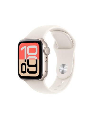 Apple Watch SE 3 GPS, Cassa 40 mm in alluminio galassia con Cinturino Sport galassia - S/M