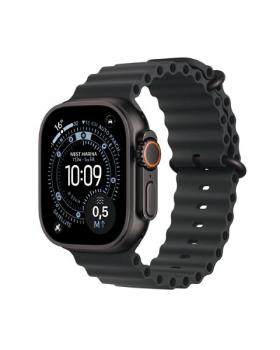 Apple Watch Ultra 3 GPS + Cellular, Cassa 49 mm in titanio nero con Cinturino Ocean nero
