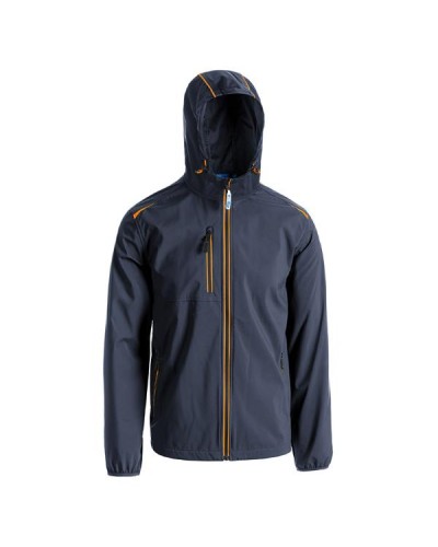 GIUBBINO WINDY BLU NAVY/ARANCIO-XL
