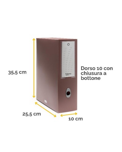 Scatola progetto Holos D10 marrone in plastica riciclata