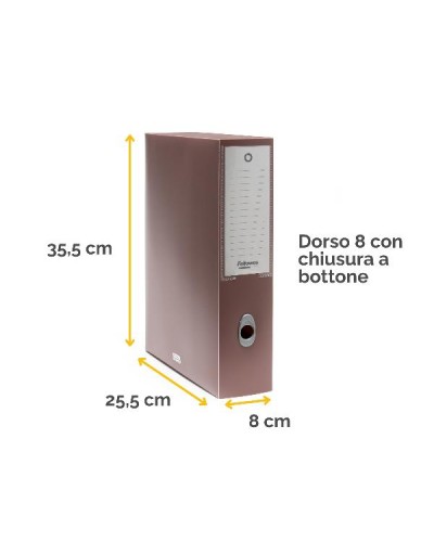 Scatola progetto Holos D8 marrone in plastica riciclata