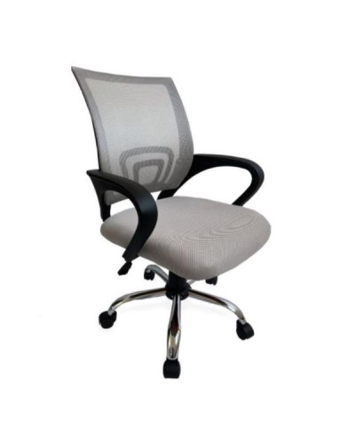 EQUIP - SEDIA DA UFFICIO IN RETE, Grigio chiaro