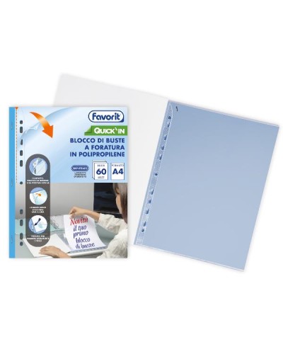 Blocco buste a foratura universale QUICK''IN (conf.60)