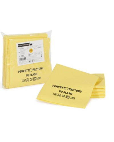 PANNO IN PU "FLASH" GIALLO 34x36cm CONF.5