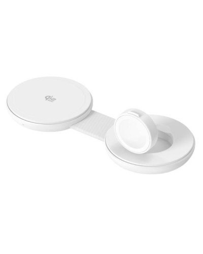 CARICATORE WIRELESS Qi2 MAGNETICO PIEGHEVOLE 2-in-1 da 25W - (supporto per Aplle Watch)