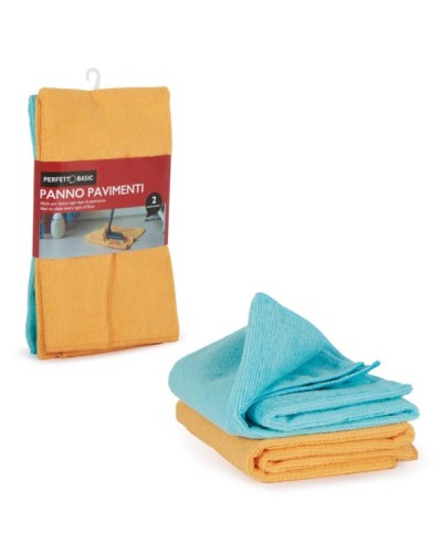 PANNI MICROFIBRA PAVIMENTO 40x40cm CONF.2