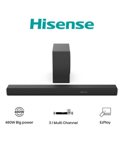 SOUNDBAR HS3100 3.1 DOLBY + SUBWOOFER BLUETOOTH 480W