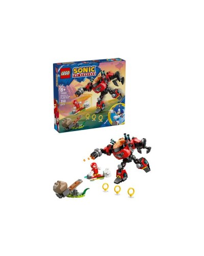 Knuckles vs. il Mech Egg Crusher del Dr. Eggman
