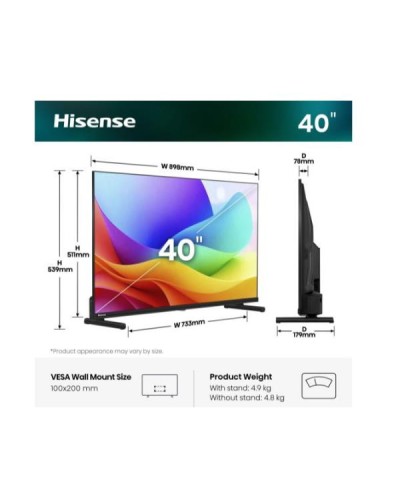 40 A59S QLED FULL HD SMART VIDAA