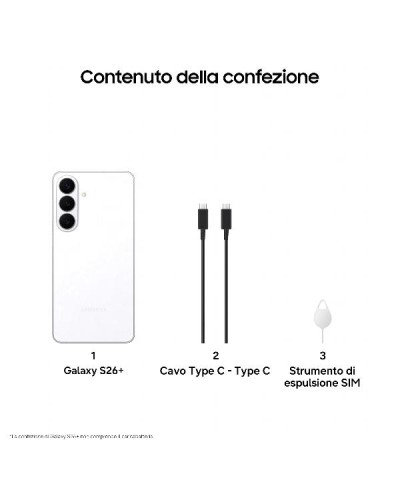GALAXY S26+ 12+512GB WHITE