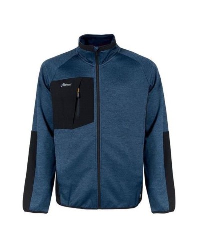 FELPA FULL ZIP HULL DEEP BLUE - L