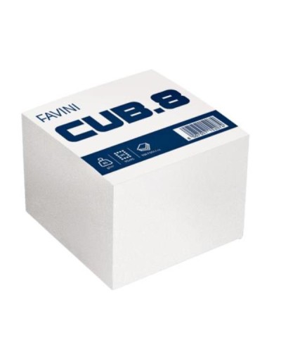 CUBOTTO BIANCO 700 FOGLI CM9,5X9,5