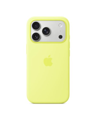 Custodia MagSafe in silicone per iPhone 17 Pro - Giallo neon