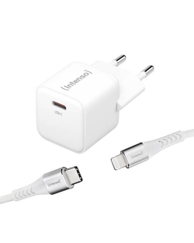 Caricatore USB 30 W 1x USB-C ®, Apple Lightning Bianco Ambiente interno GaN, USB Power Delivery