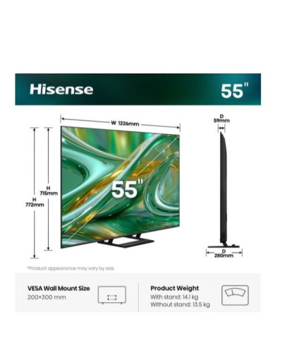 55 E89S MINI LED 4K ULTRA HD SMART VIDAA REFRESH RATE 144HZ