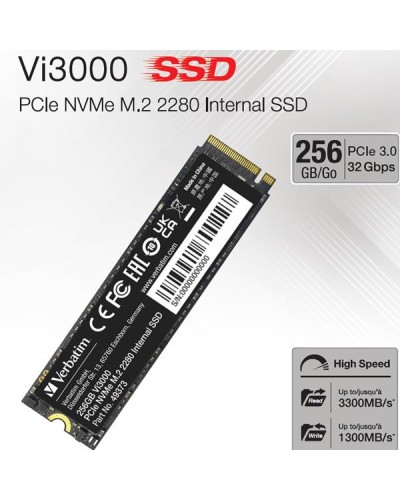 Vi3000 Internal PCIe NVMe M.2 SSD 256GB