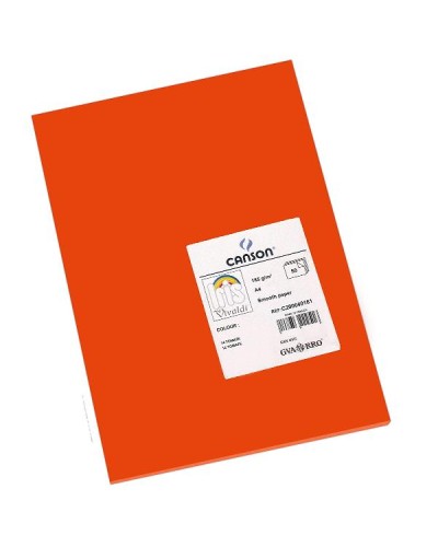 CF50FF VIVALDI A4 185G ROSSO VIVO