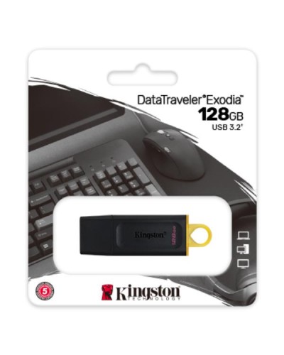 128GB USB3.2 Gen1 DataTraveler Exodia