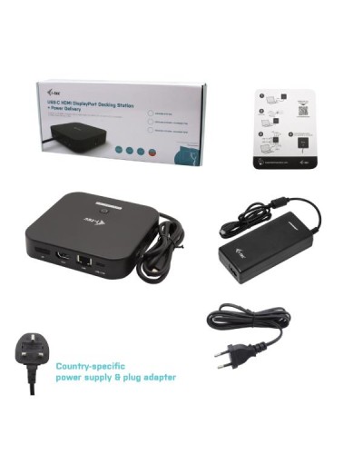 Docking Station USB-C doppio monitor HDMI e DP+PD100W con Alimentatore 100W