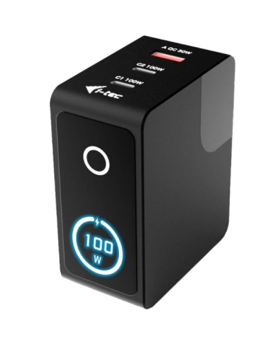 Universal Intelligent GaN 100 W Charger USB (2×USB-C, 1×USB-A)