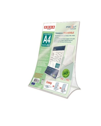 ARDA - Portadeplaint pieghevole base a L A4