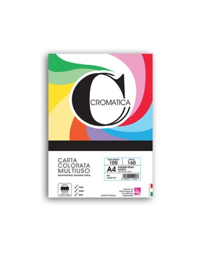 RISMA CARTA COLORI TENUI A4 160gr 100ff